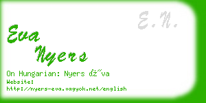 eva nyers business card